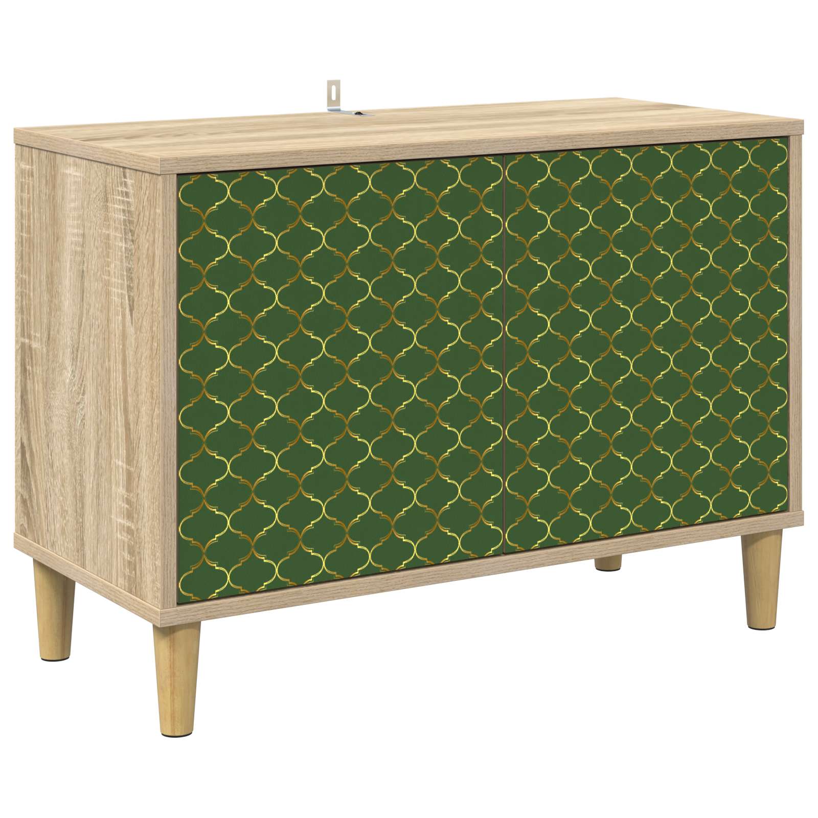 Tv-meubel GELEEN 69 x 33 x 50 cm Sonoma Bewerkt hout – afbeelding 1
