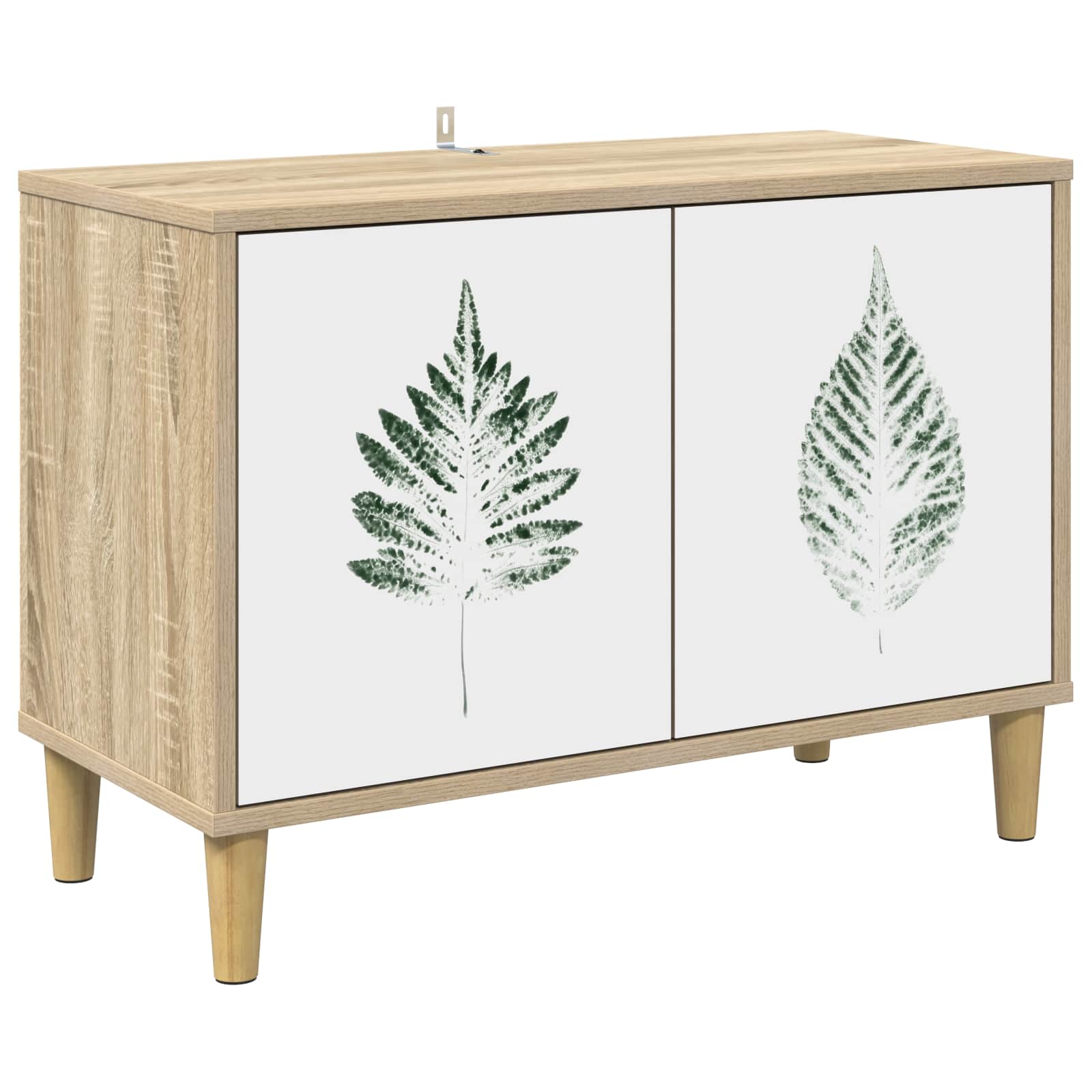 Tv-meubel HANAU 69 x 33 x 50 cm Sonoma Bewerkt hout – afbeelding 1