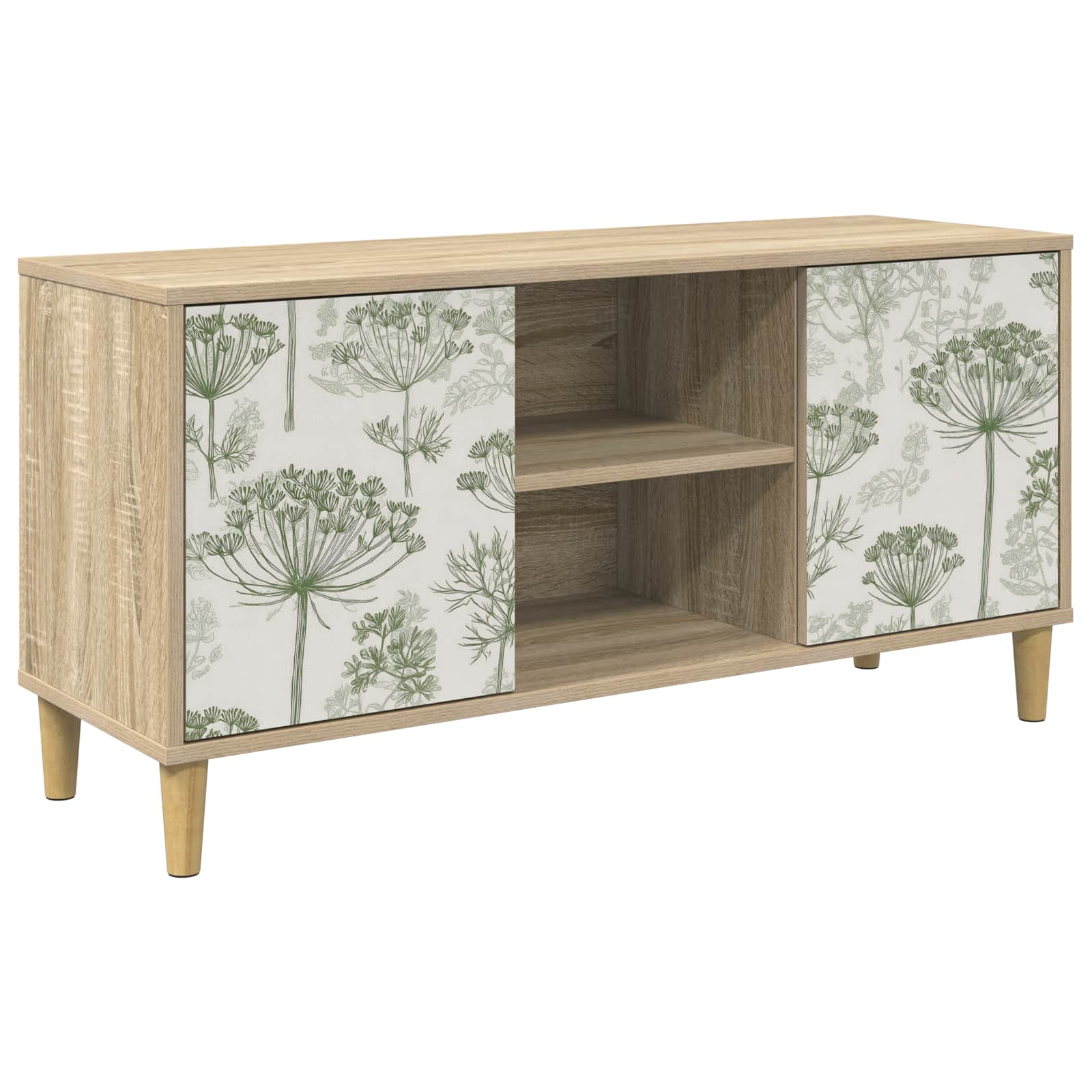 Tv-meubel GOTHA 102 x 33 x 50 cm Sonoma Bewerkt hout