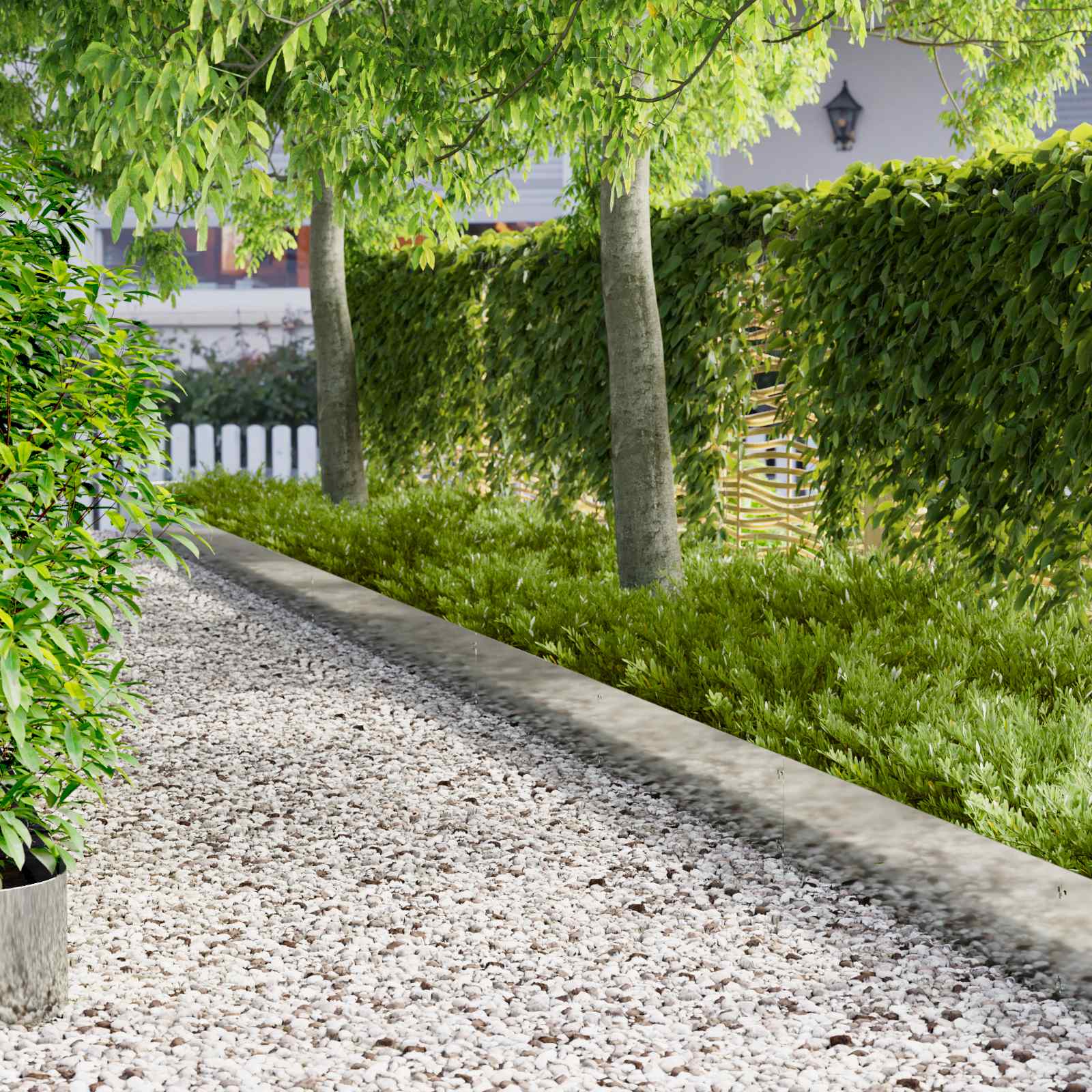 Gazonrand 10 pcs 103 x 25 cm Staal Zilverkleurig