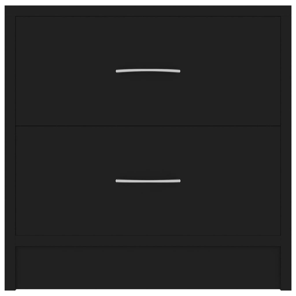 Nachtkastjes 2 st 40x30x40 cm bewerkt hout zwart – afbeelding 5