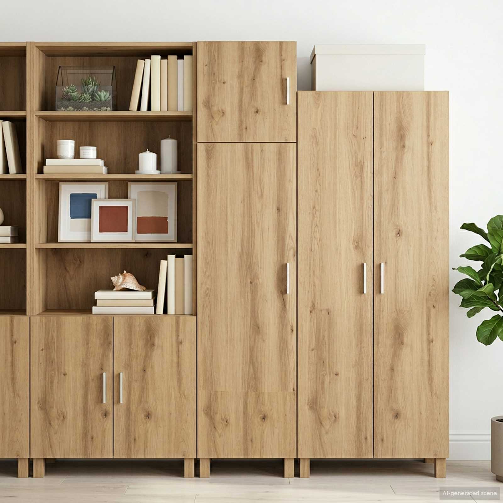Wandkast Artisanaal eiken 40 x 42,5 x 40 cm PB