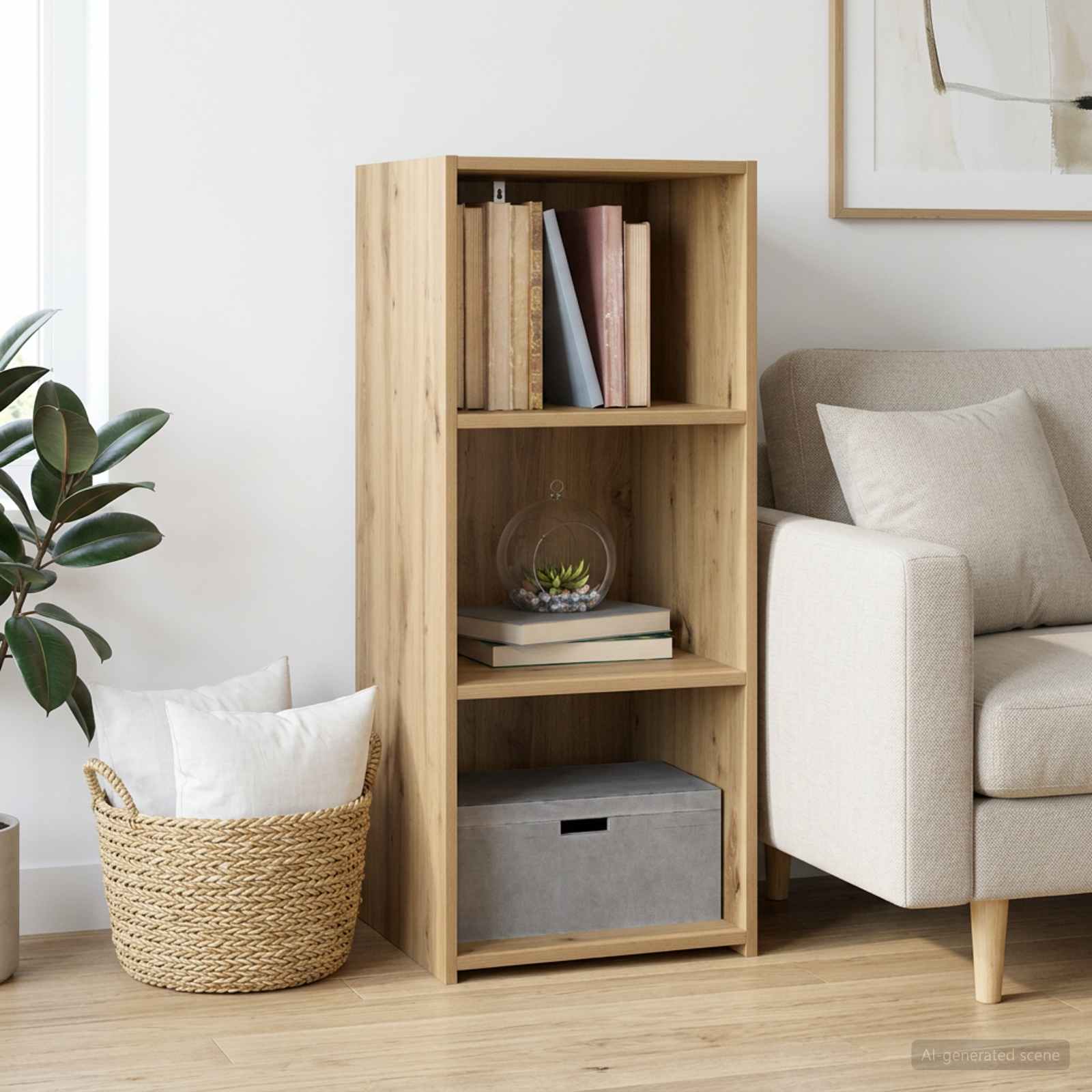 Dressoir Artisanaal eiken 40 x 41 x 93 cm Bewerkt hout