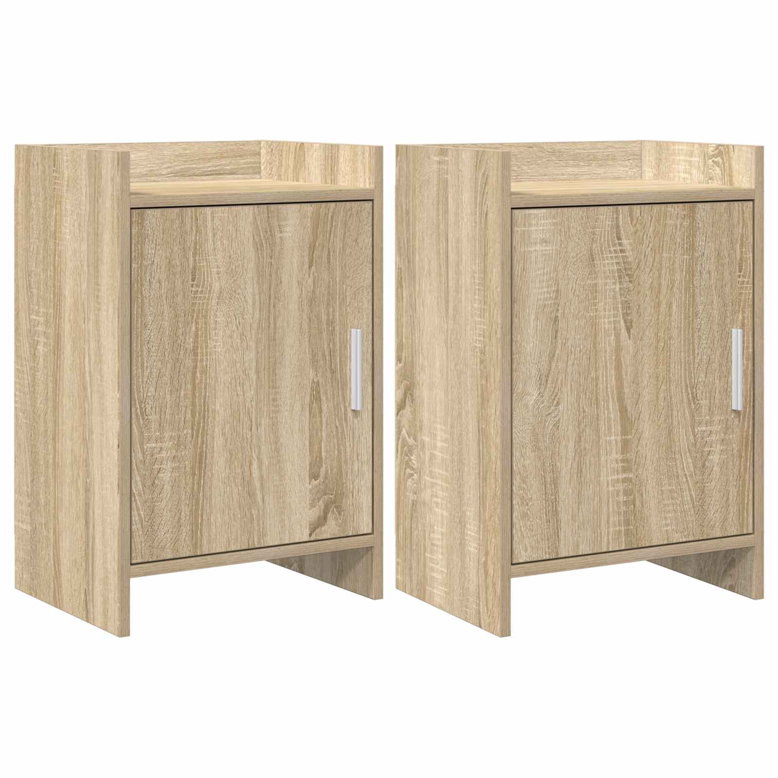 Nachtkastjes 2 pcs Sonoma Eiken 40 x 30 x 60 cm Bewerkt hout