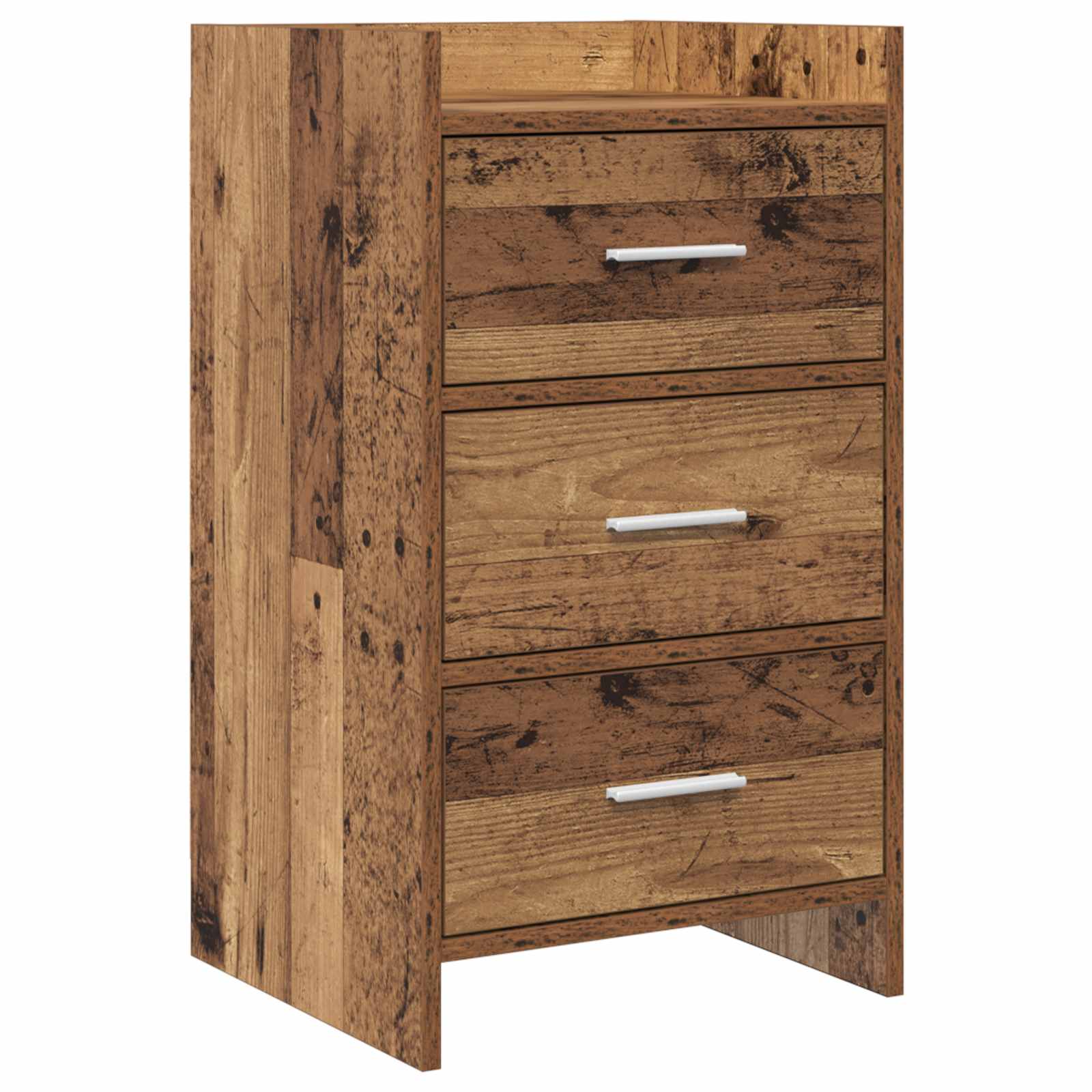 Nachtkastjes Oud hout 40 x 36 x 70 cm Bewerkt hout