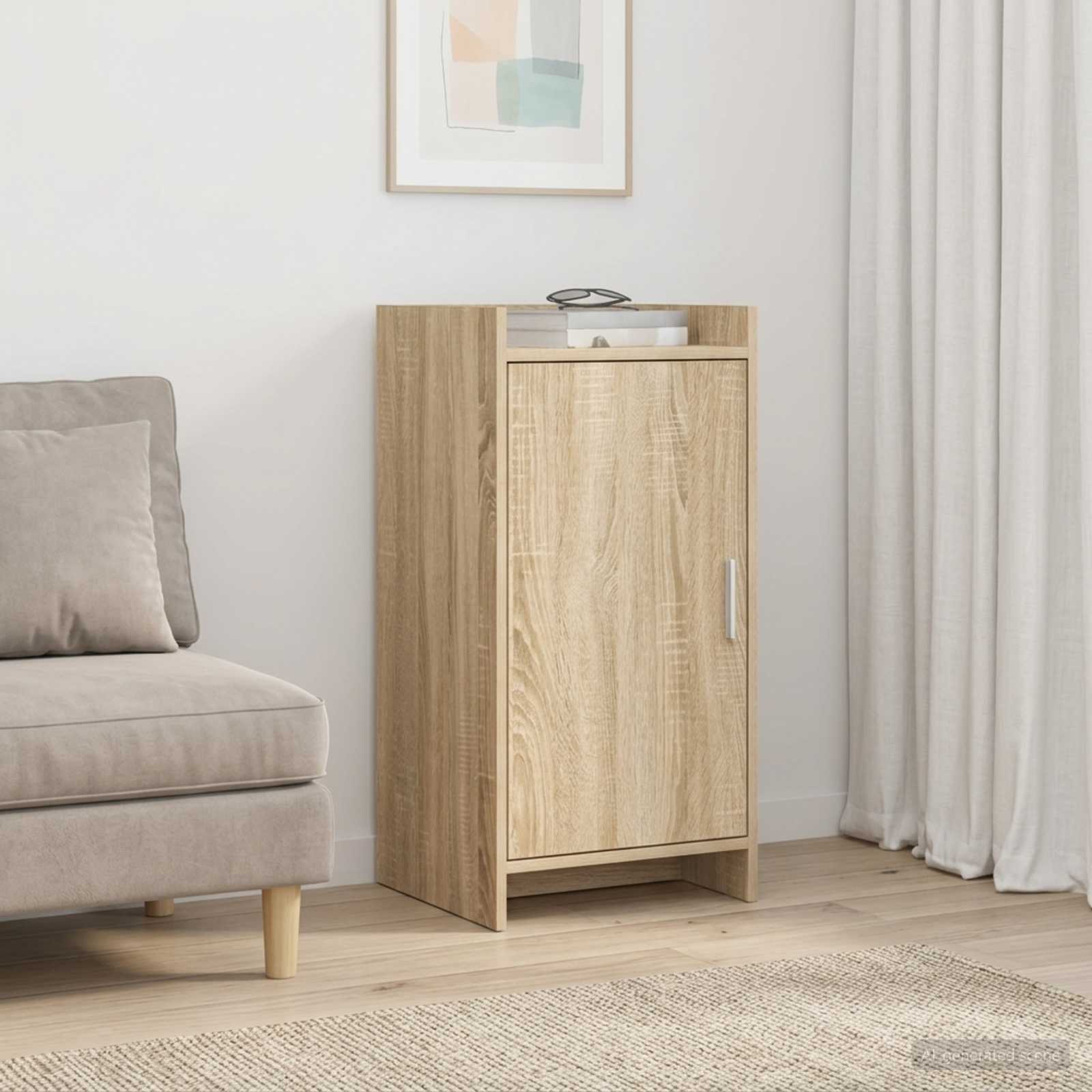 Dressoir Sonoma Eiken 40 x 36 x 80 cm Bewerkt hout
