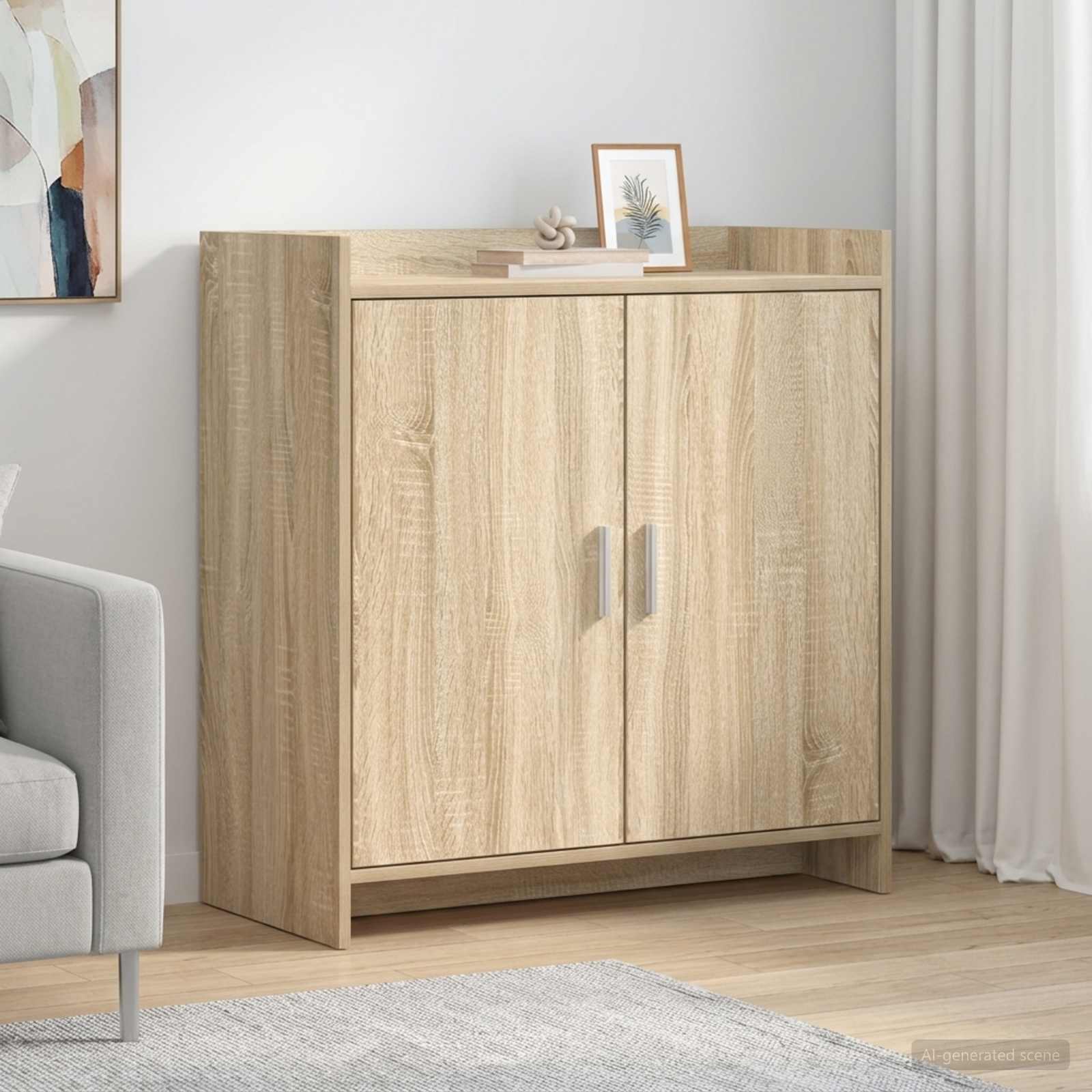 Dressoir Sonoma Eiken 72 x 36 x 80 cm Bewerkt hout