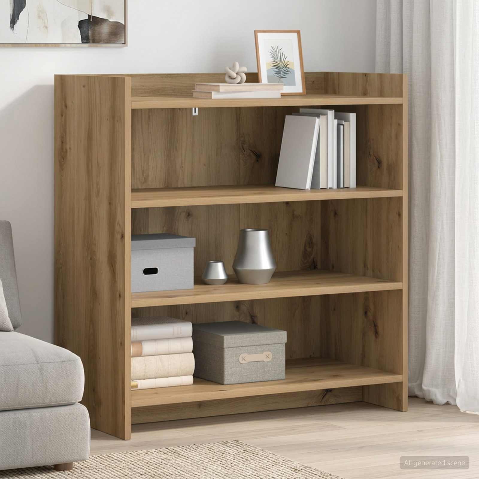 Dressoir Artisanaal eiken 75 x 36 x 80 cm Bewerkt hout