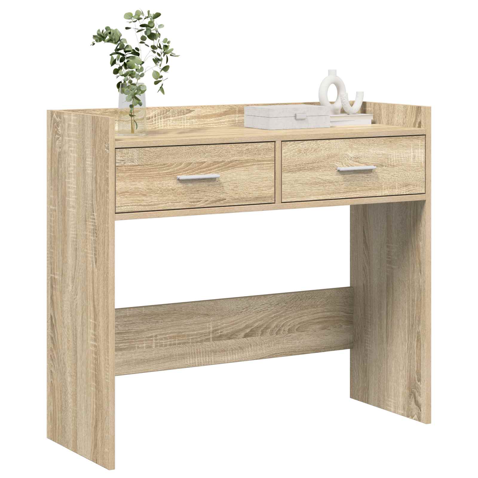 Wandtafel Sonoma Eiken 90 x 35 x 80 cm Bewerkt hout – afbeelding 2