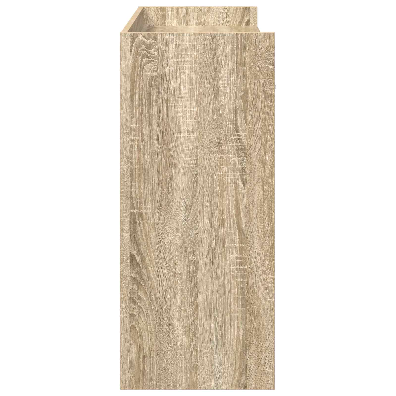 Wandtafel Sonoma Eiken 90 x 35 x 80 cm Bewerkt hout – afbeelding 5
