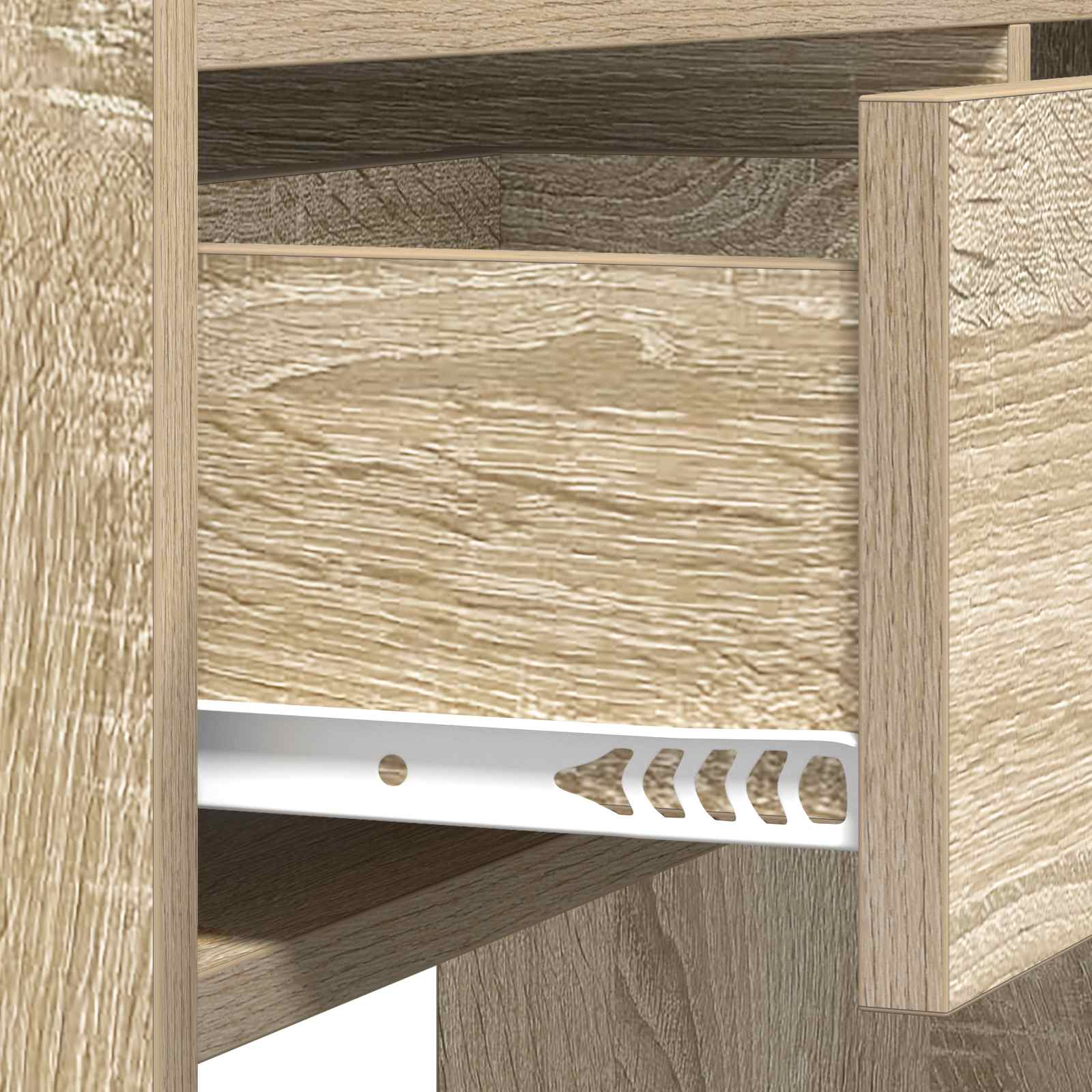 Wandtafel Sonoma Eiken 90 x 35 x 80 cm Bewerkt hout – afbeelding 6