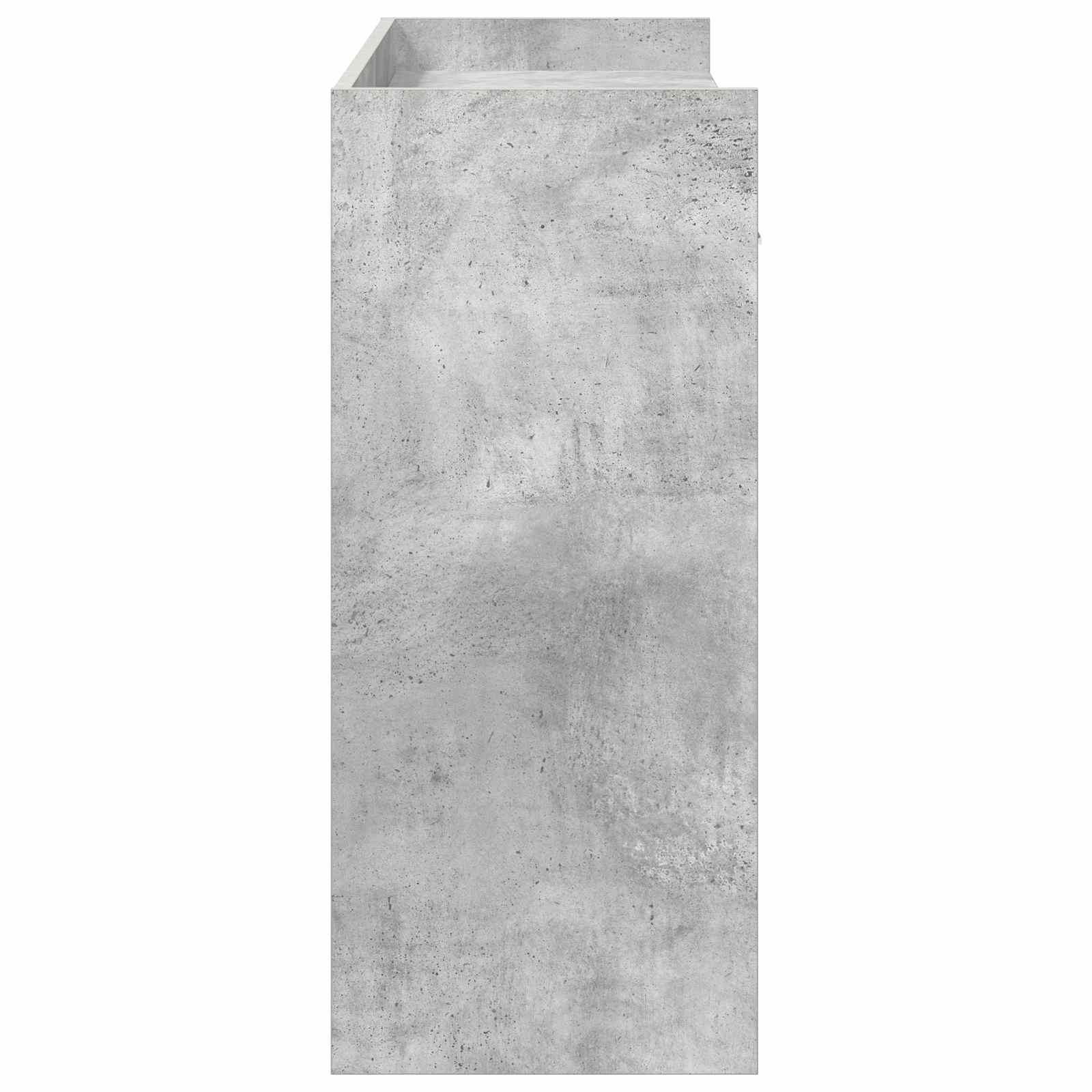Wandtafel Betongrijs 90 x 35 x 80 cm Bewerkt hout – afbeelding 6