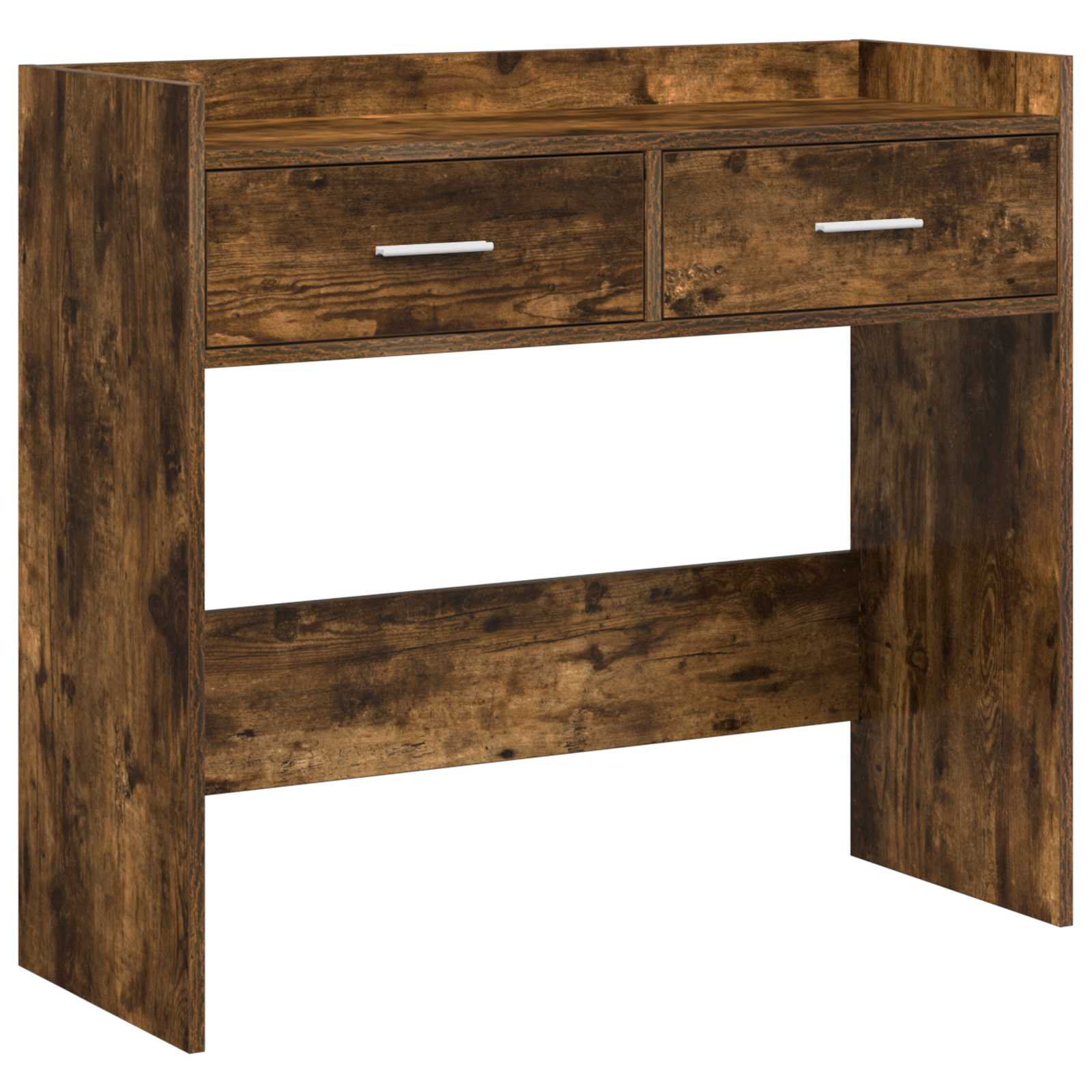 Wandtafel Gerookt eiken 90 x 35 x 80 cm Bewerkt hout – afbeelding 2