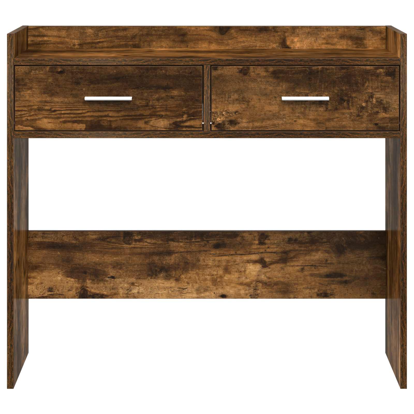 Wandtafel Gerookt eiken 90 x 35 x 80 cm Bewerkt hout – afbeelding 5