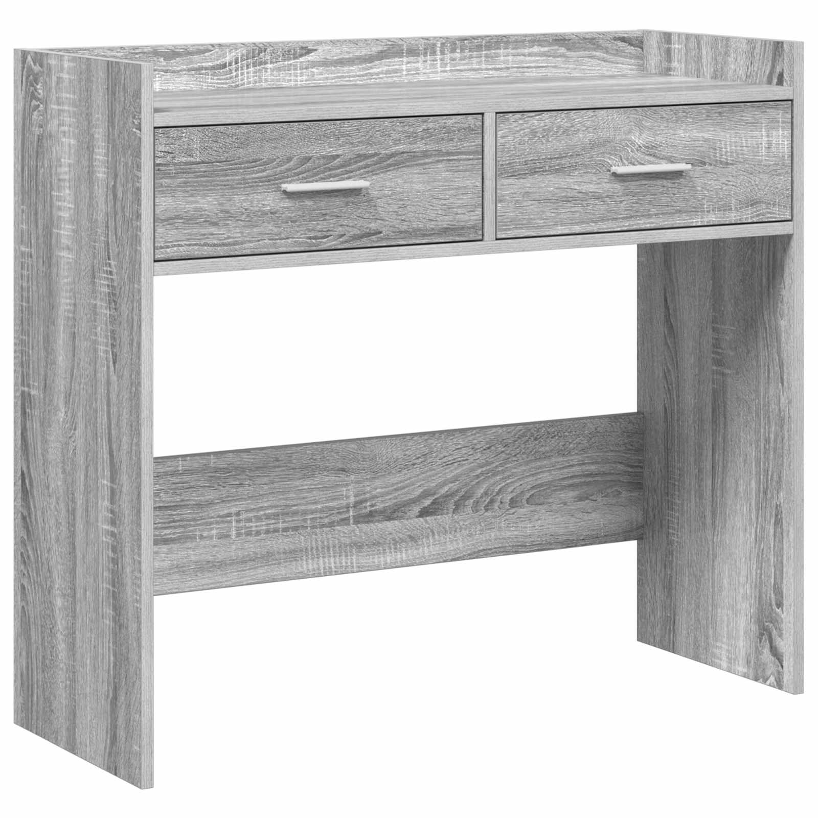 Wandtafel Grijs Sonoma 90 x 35 x 80 cm Bewerkt hout – afbeelding 2
