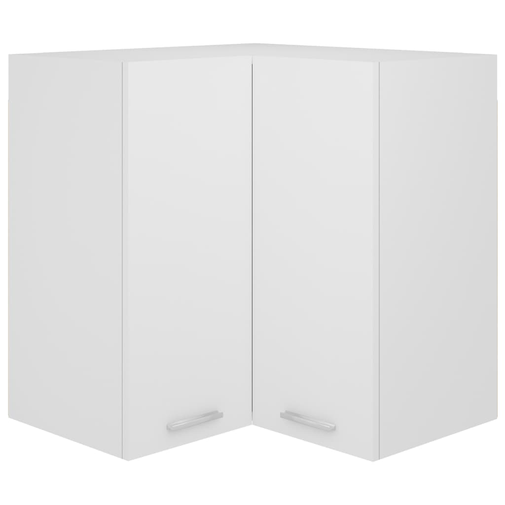 Hanghoekkast Lyon 57x57x60 cm bewerkt hout wit