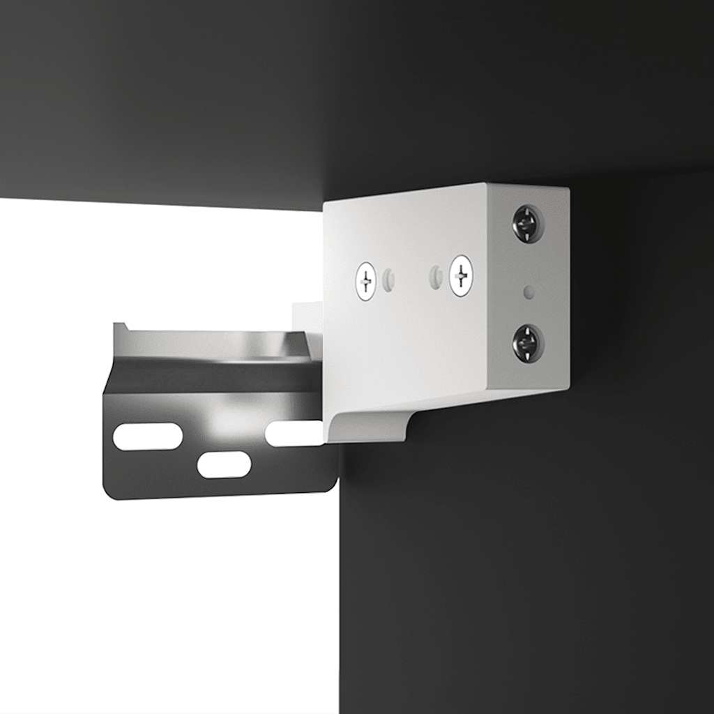 Tv-meubelen 2 st 80x30x30 cm bewerkt hout zwart – afbeelding 7