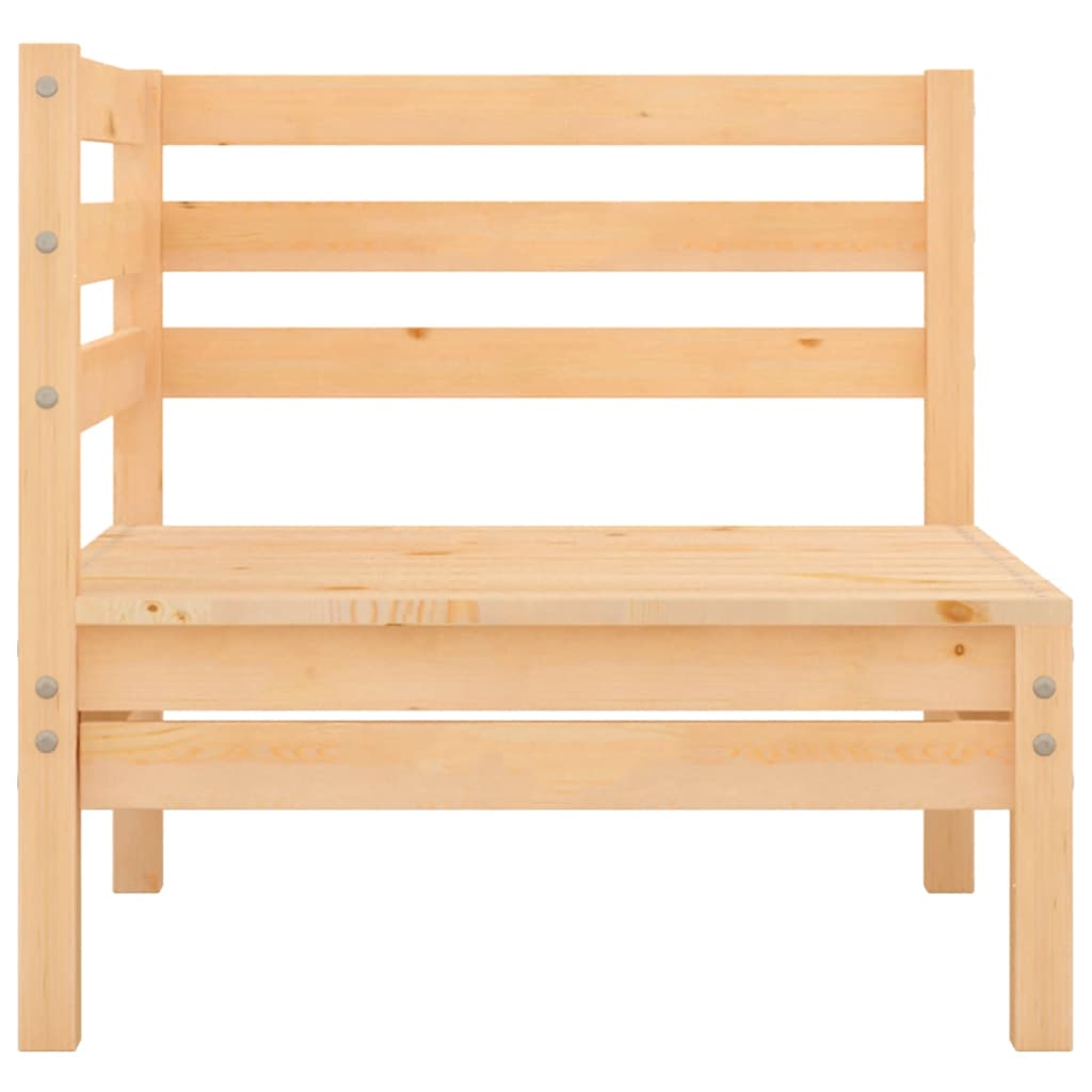 Tuinhoekbanken 2 st massief grenenhout – afbeelding 4
