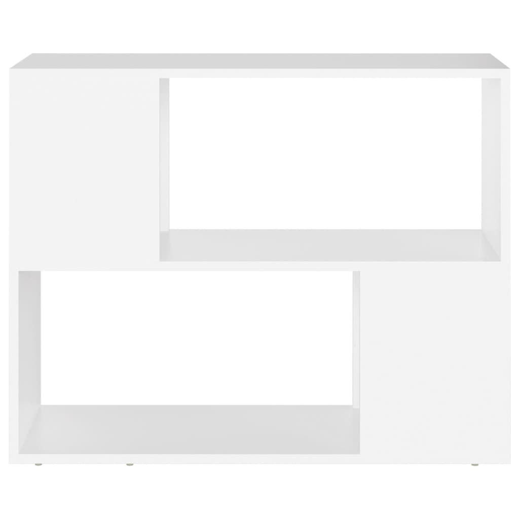 Tv-meubel 80x24x63 cm bewerkt hout wit – afbeelding 5