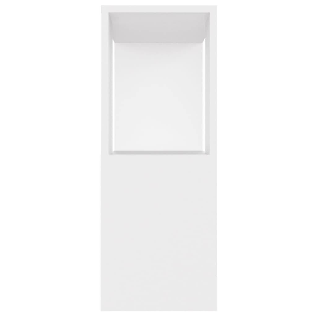 Tv-meubel 80x24x63 cm bewerkt hout wit – afbeelding 6