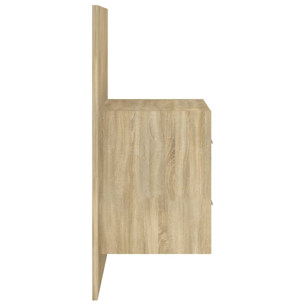Nachtkastjes 2 st wandgemonteerd sonoma eikenkleurig – afbeelding 6