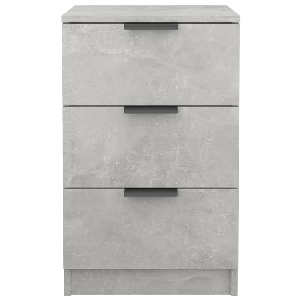 Nachtkastjes 2 st 40x36x65 cm betongrijs – afbeelding 5