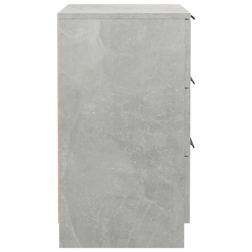 Nachtkastjes 2 st 40x36x65 cm betongrijs – afbeelding 7