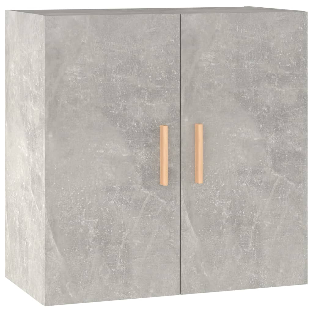 Wandkast 60x30x60 cm bewerkt hout betongrijs – afbeelding 2