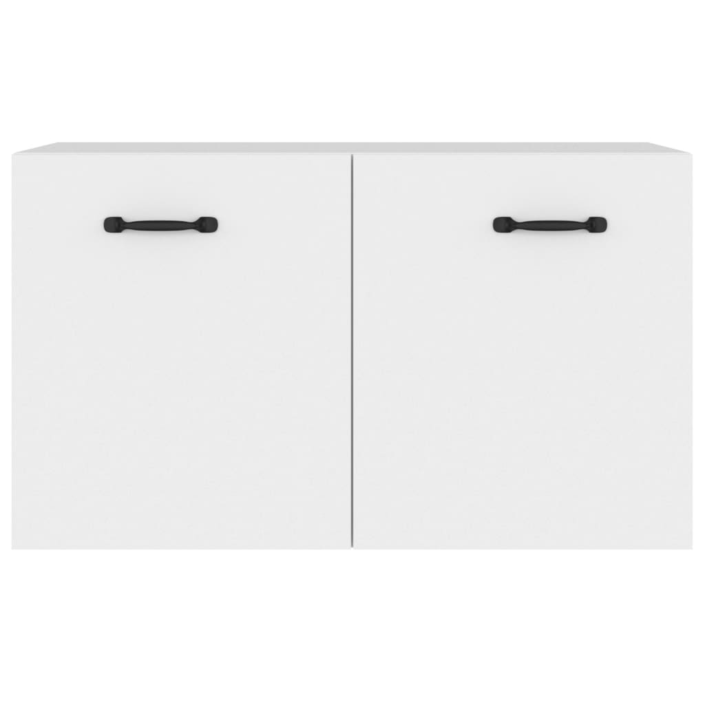 Wandkast 60x36,5x35 cm bewerkt hout wit – afbeelding 3