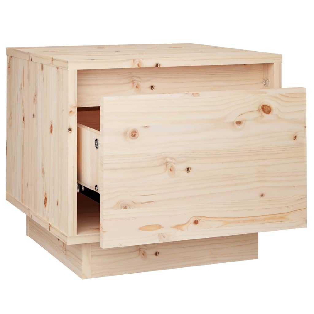 Nachtkastjes 2 st 35x34x32 cm massief grenenhout – afbeelding 8
