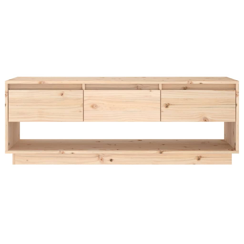 Tv-meubel 110,5x34x40 cm massief grenenhout – afbeelding 3