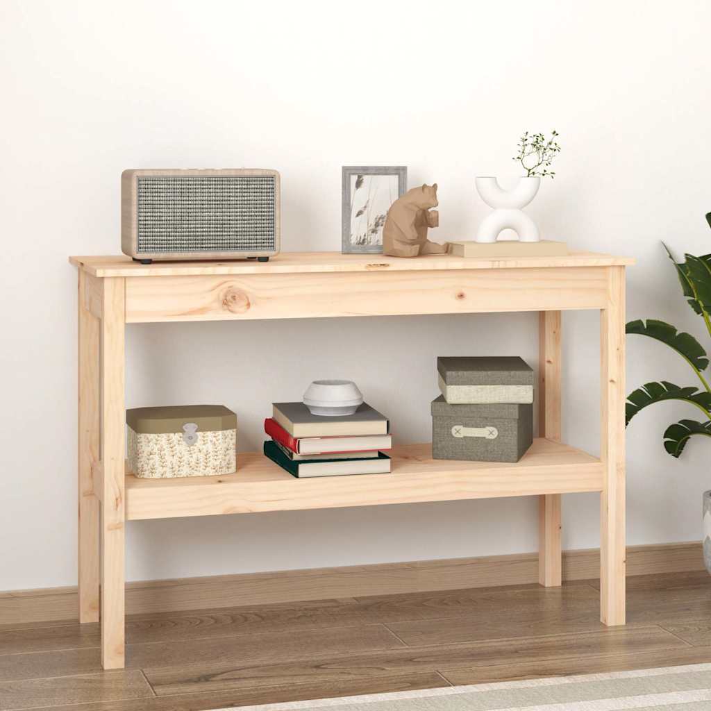 Wandtafel 110x40x75 cm massief grenenhout