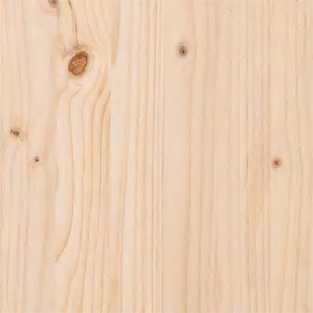 Bedframe zonder matras massief hout 140x200 cm – afbeelding 8