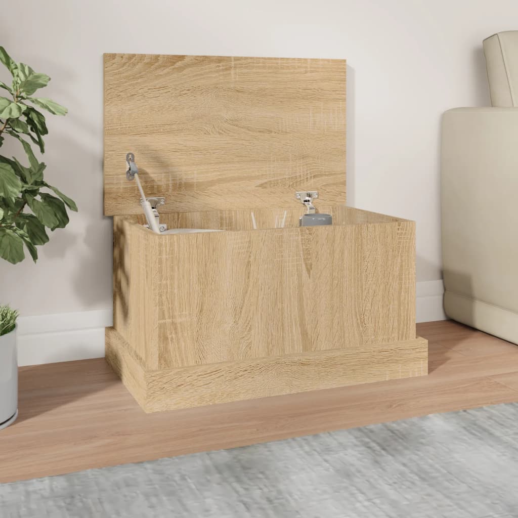 Opbergbox Sonoma Eiken 50x30x28 cm Bewerkt Hout
