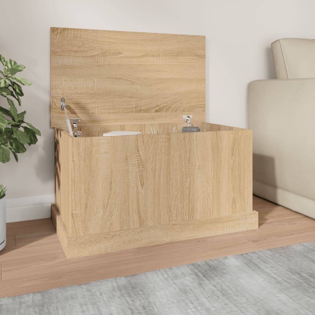 Opbergbox Sonoma Eiken 70x40x38 cm Bewerkt Hout