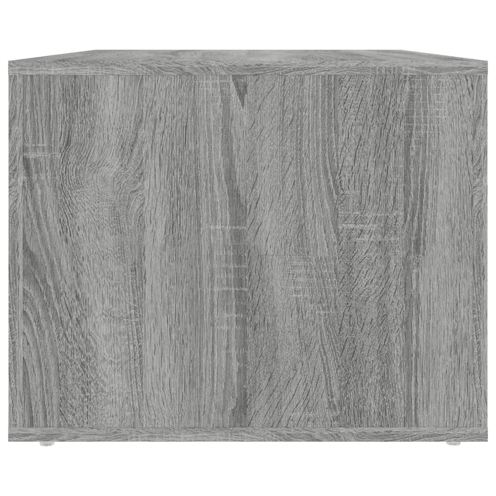 Salontafel 80x50x40 cm bewerkt hout grijs sonoma eiken – afbeelding 7