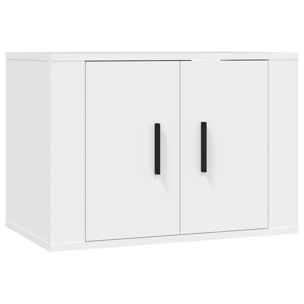 Tv-wandmeubel 57x34,5x40 cm wit – afbeelding 2