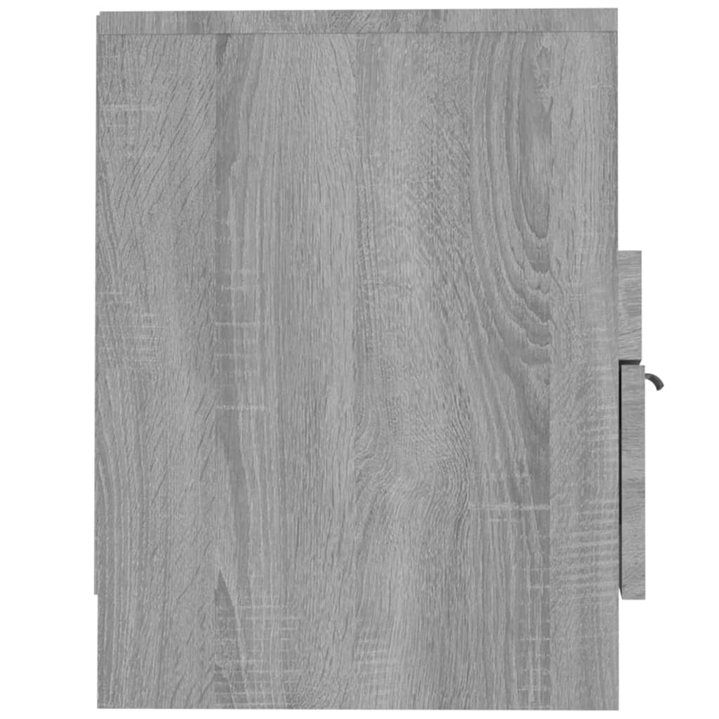 Tv-meubel 150x33,5x45 cm bewerkt hout grijs sonoma eikenkleurig – afbeelding 6