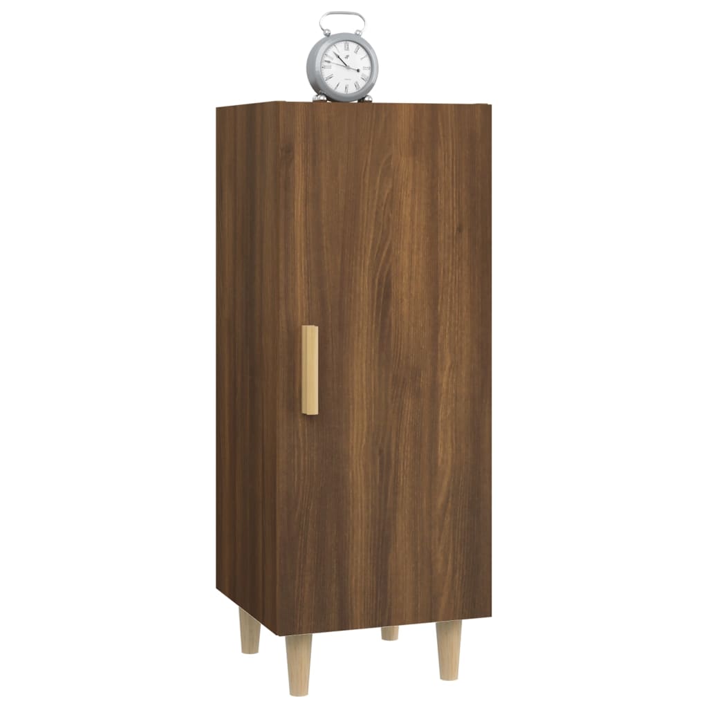 Dressoir 34,5x34x90 cm bewerkt hout bruin eikenkleur – afbeelding 5