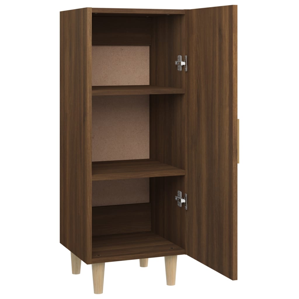 Dressoir 34,5x34x90 cm bewerkt hout bruin eikenkleur – afbeelding 7