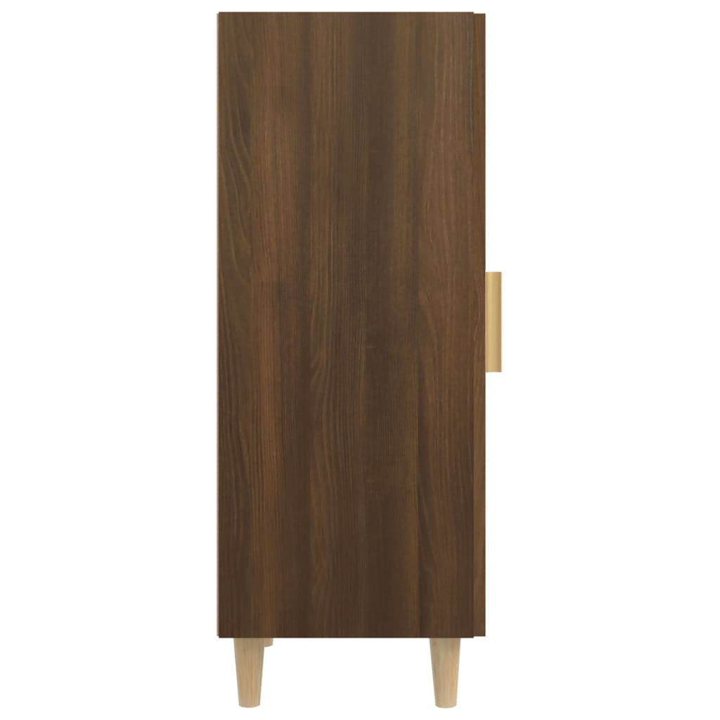 Dressoir 34,5x34x90 cm bewerkt hout bruin eikenkleur – afbeelding 8
