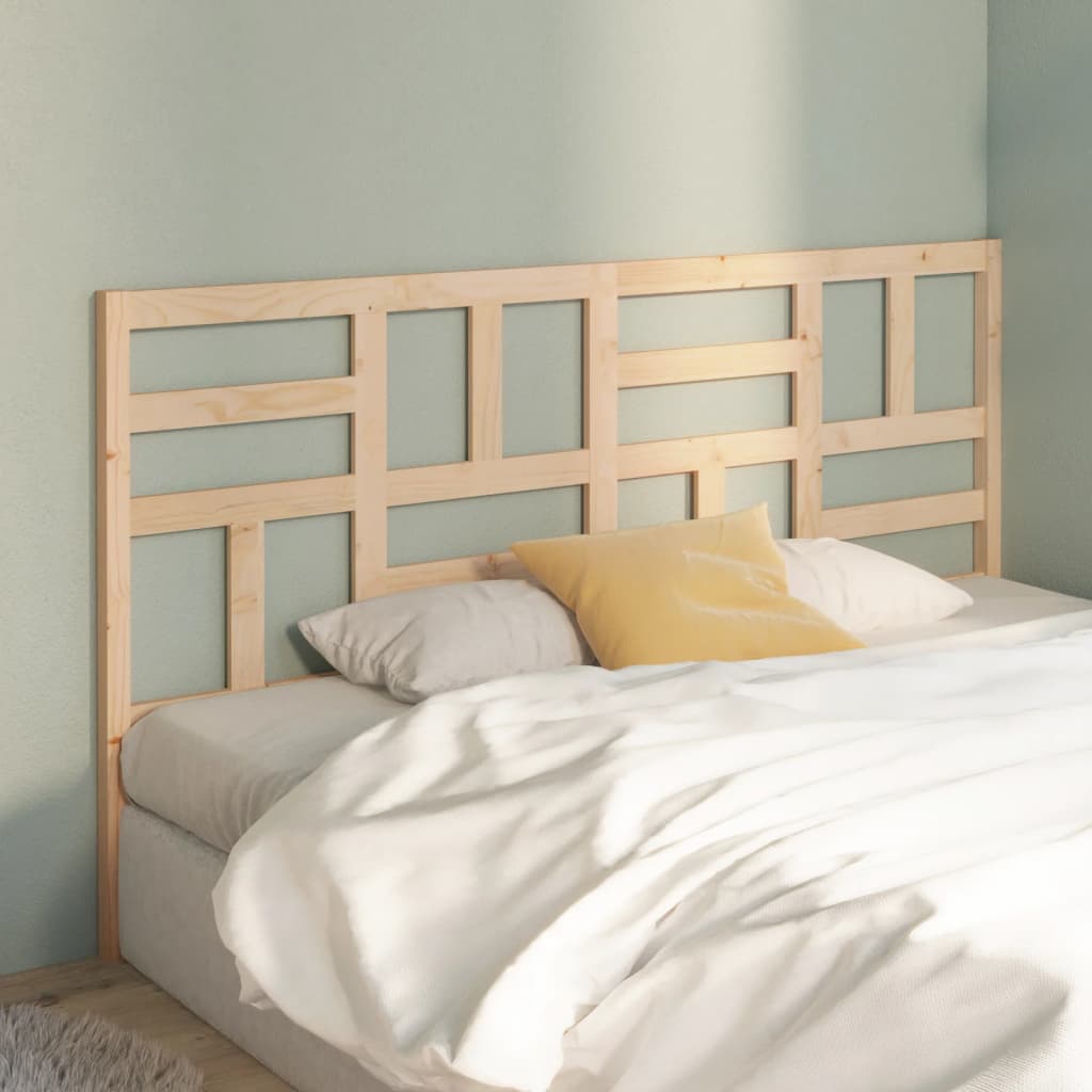 Hoofdbord 206x4x104 cm massief grenenhout – afbeelding 1