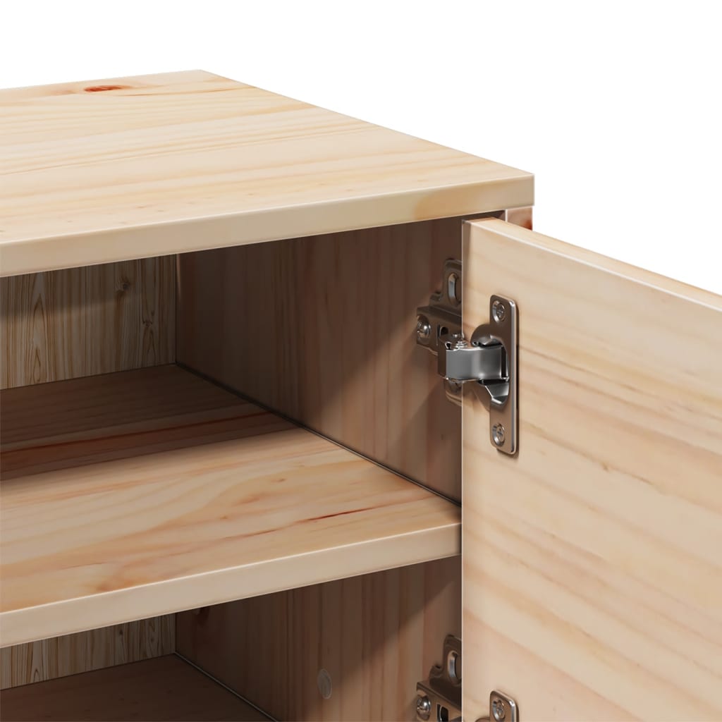 Wandkast 31,5x30x30 cm massief grenenhout – afbeelding 10