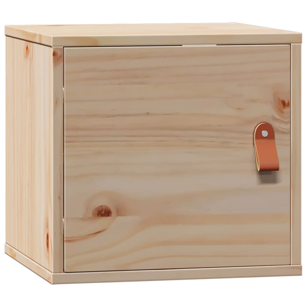 Wandkast 31,5x30x30 cm massief grenenhout – afbeelding 2
