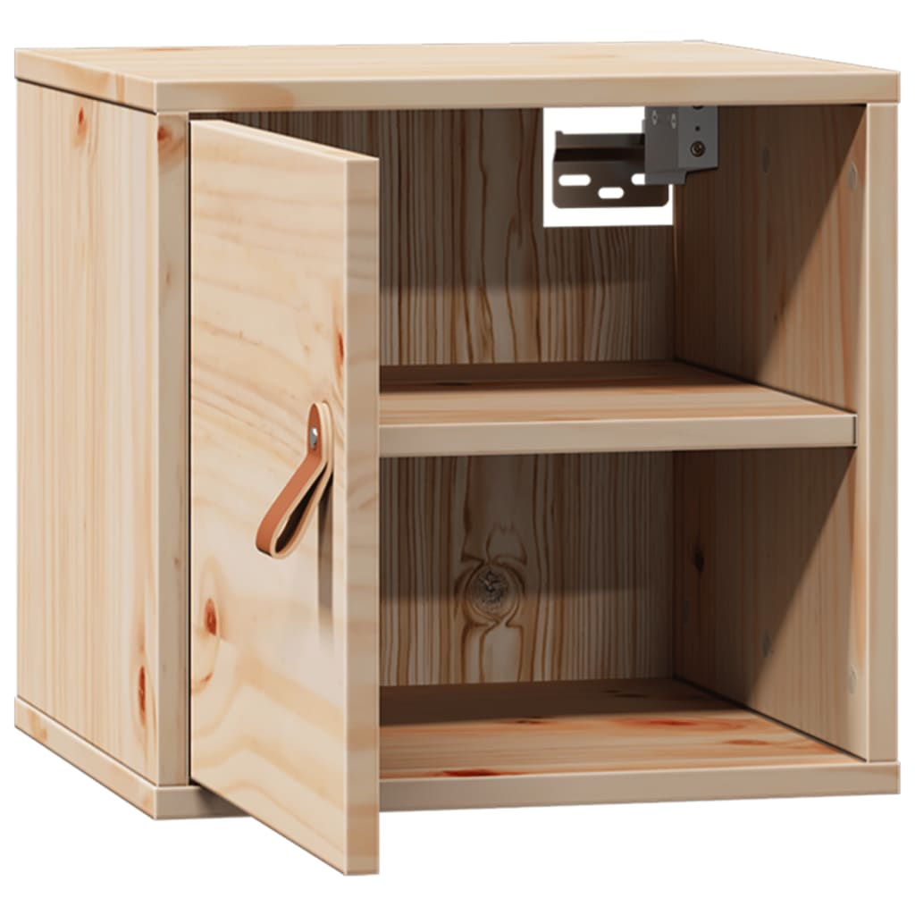 Wandkast 31,5x30x30 cm massief grenenhout – afbeelding 6