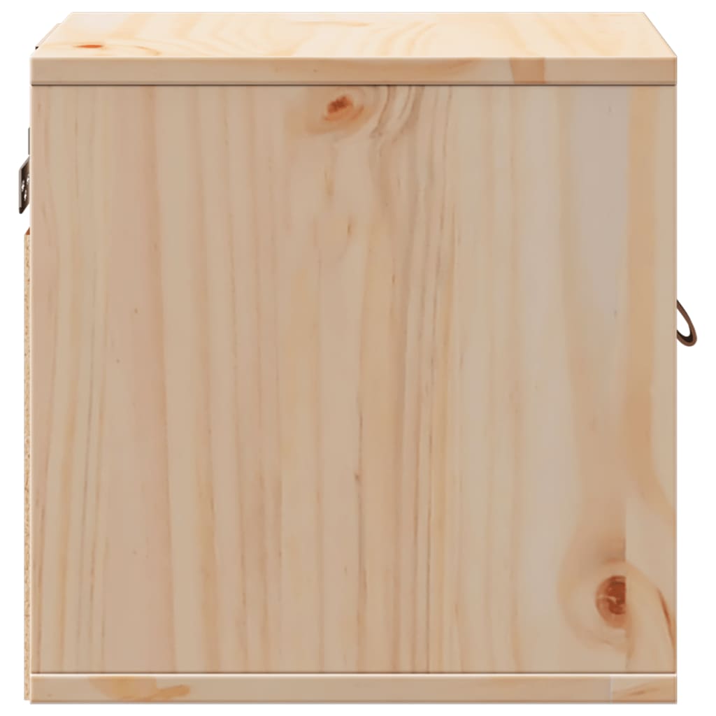Wandkast 31,5x30x30 cm massief grenenhout – afbeelding 7