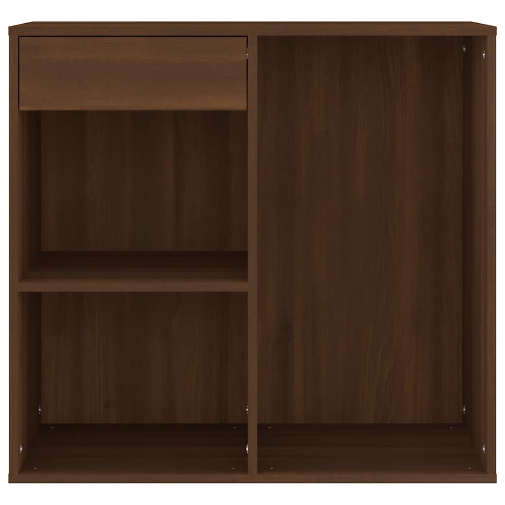 Cosmeticakast 80x40x75 cm bewerkt hout bruin eikenkleur – afbeelding 3