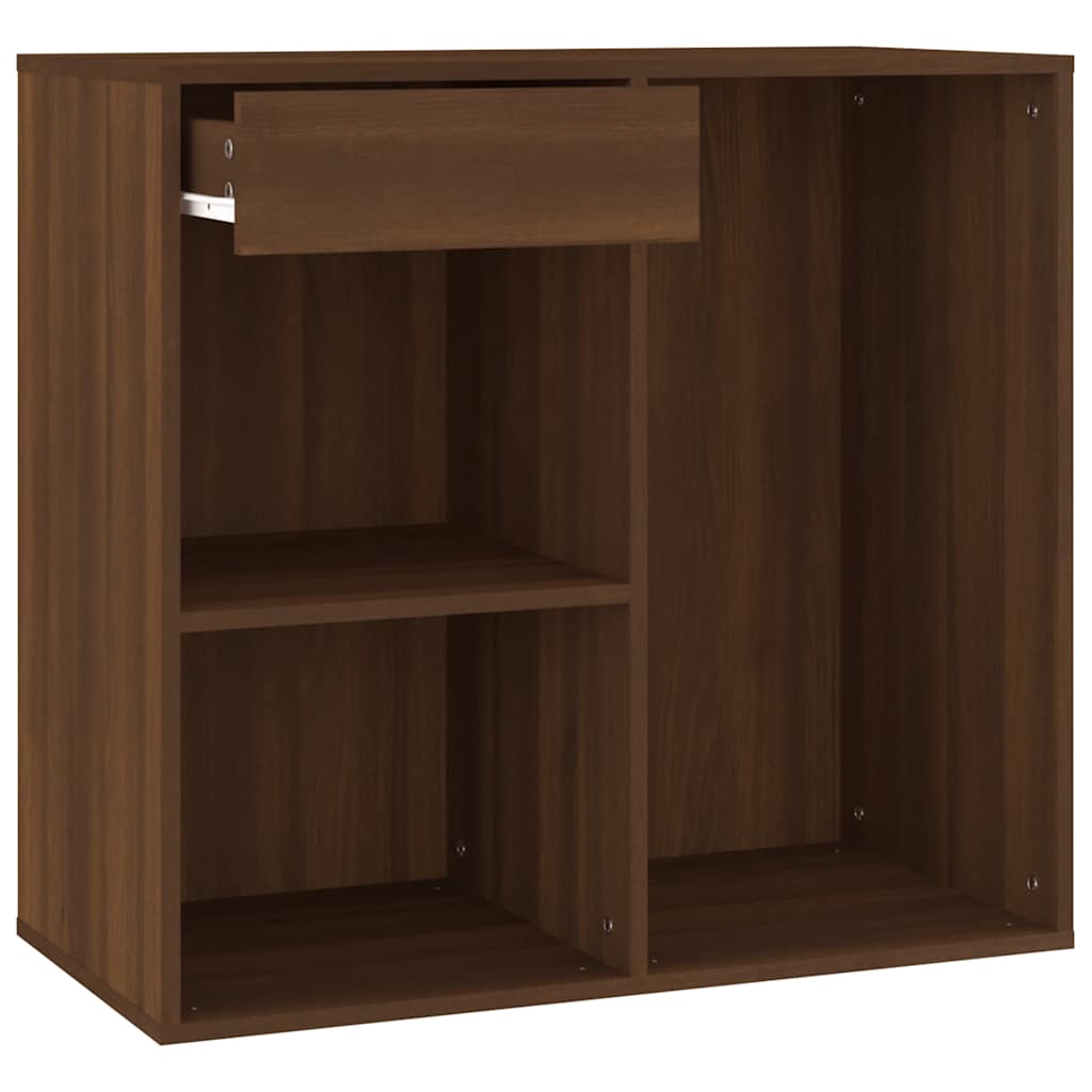 Cosmeticakast 80x40x75 cm bewerkt hout bruin eikenkleur – afbeelding 4