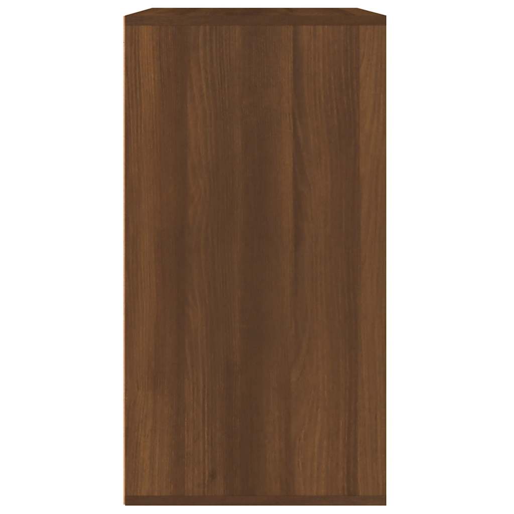 Cosmeticakast 80x40x75 cm bewerkt hout bruin eikenkleur – afbeelding 5