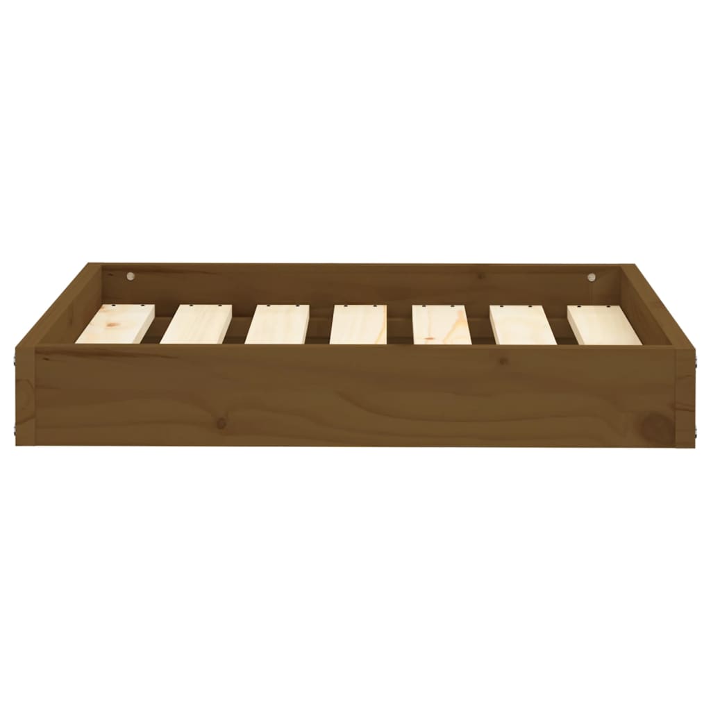 Hondenmand 61,5x49x9 cm massief grenenhout honingbruin – afbeelding 4